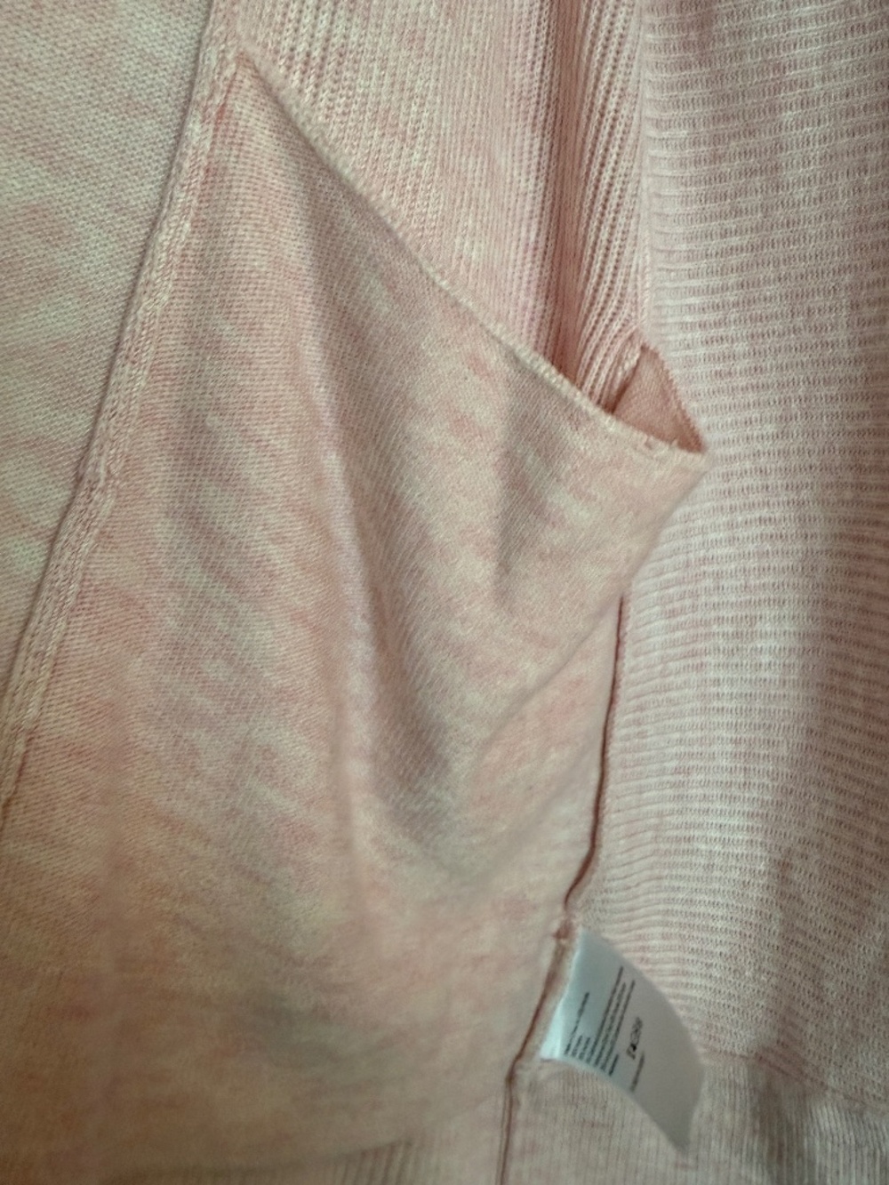 Lululemon Blush Pink Cashmere Blend Hooded Open Cardigan |‎ Size 6 - Picture 11 of 13